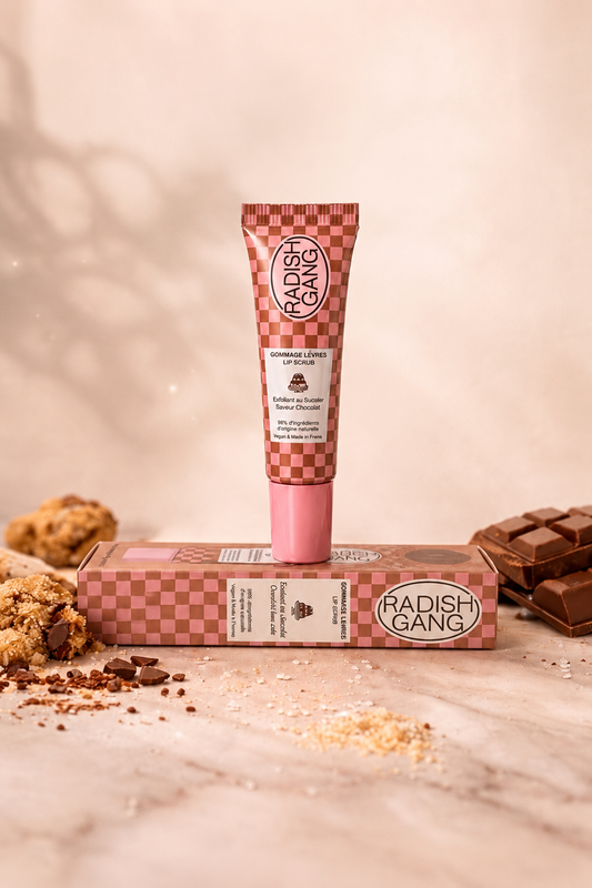 Gommage lèvres saveur chocolat - Radish Gang